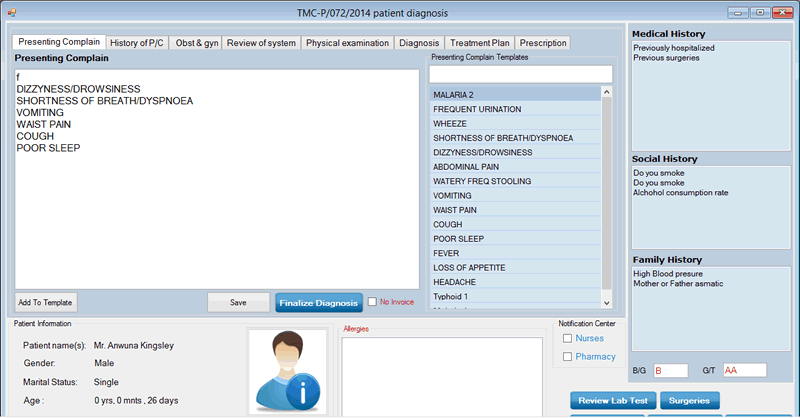 Hospital Management System using C#