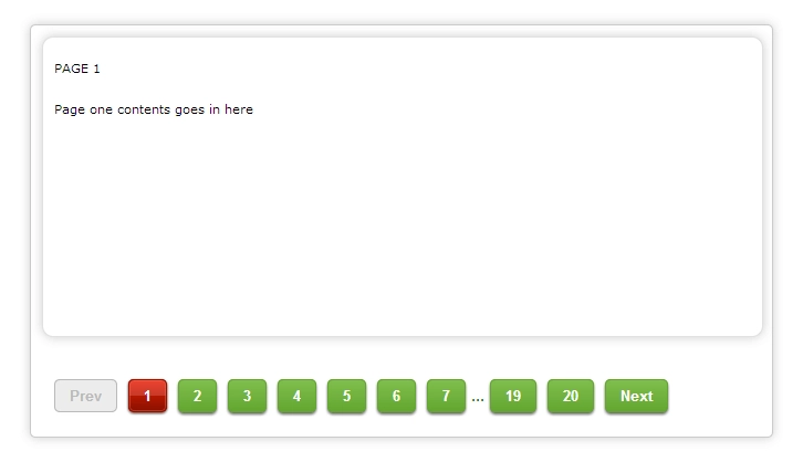 Pagination System without Database using Ajax and PHP