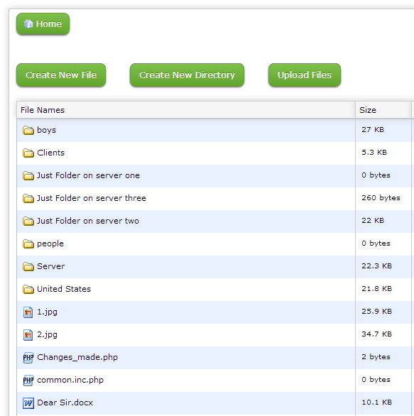 File System using Ajax, Jquery and PHP v4.0