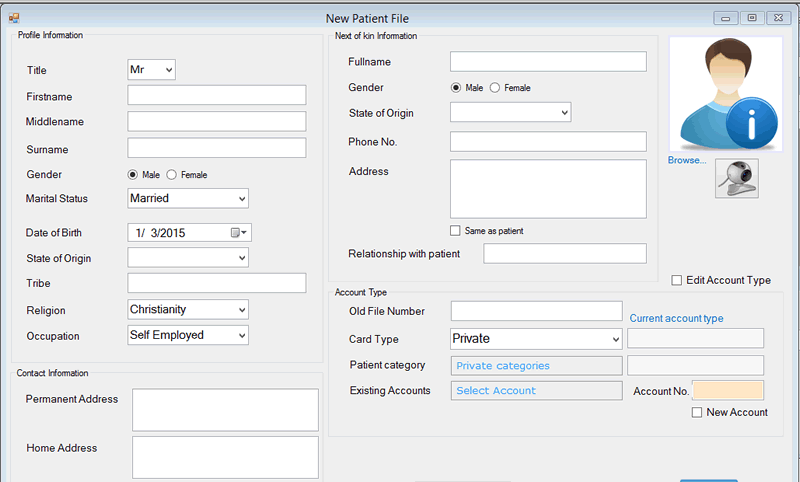 Hospital Management System using C#